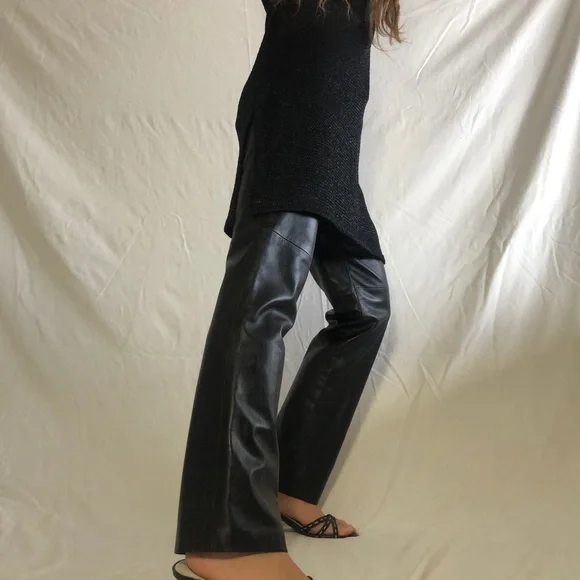 Vintage 90s - y2k 100% leather pants - Picture 8 of 8